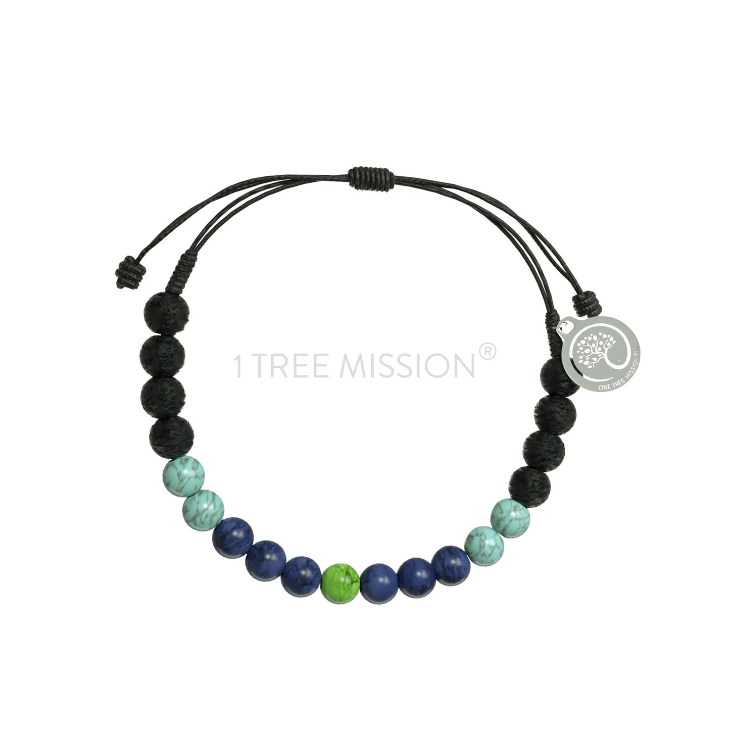 BRACELET 1 TREE BLACK WALNUT