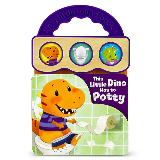 THIS LITTLE DINO HAS TO POTTY