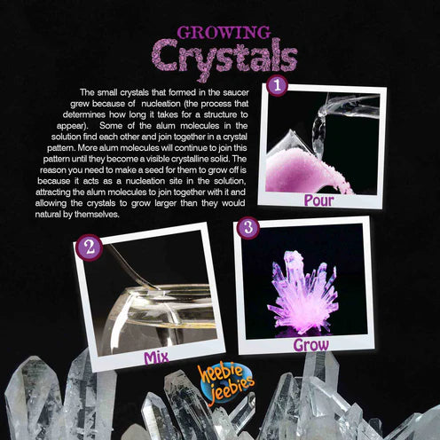 TEST TUBE GROWING CRYSTAL