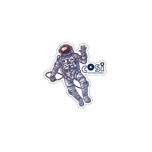 ACRYLIC ASTRONAUT MAGNET