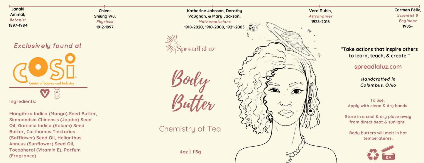 BODY BUTTER CHEMISTRY OF TEA
